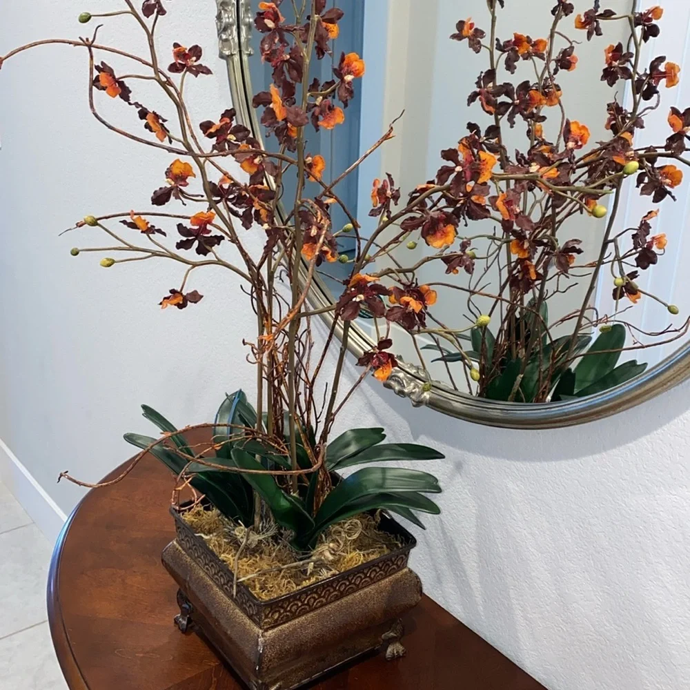 Winward‎ Home Orchid Arrangement in Vase
